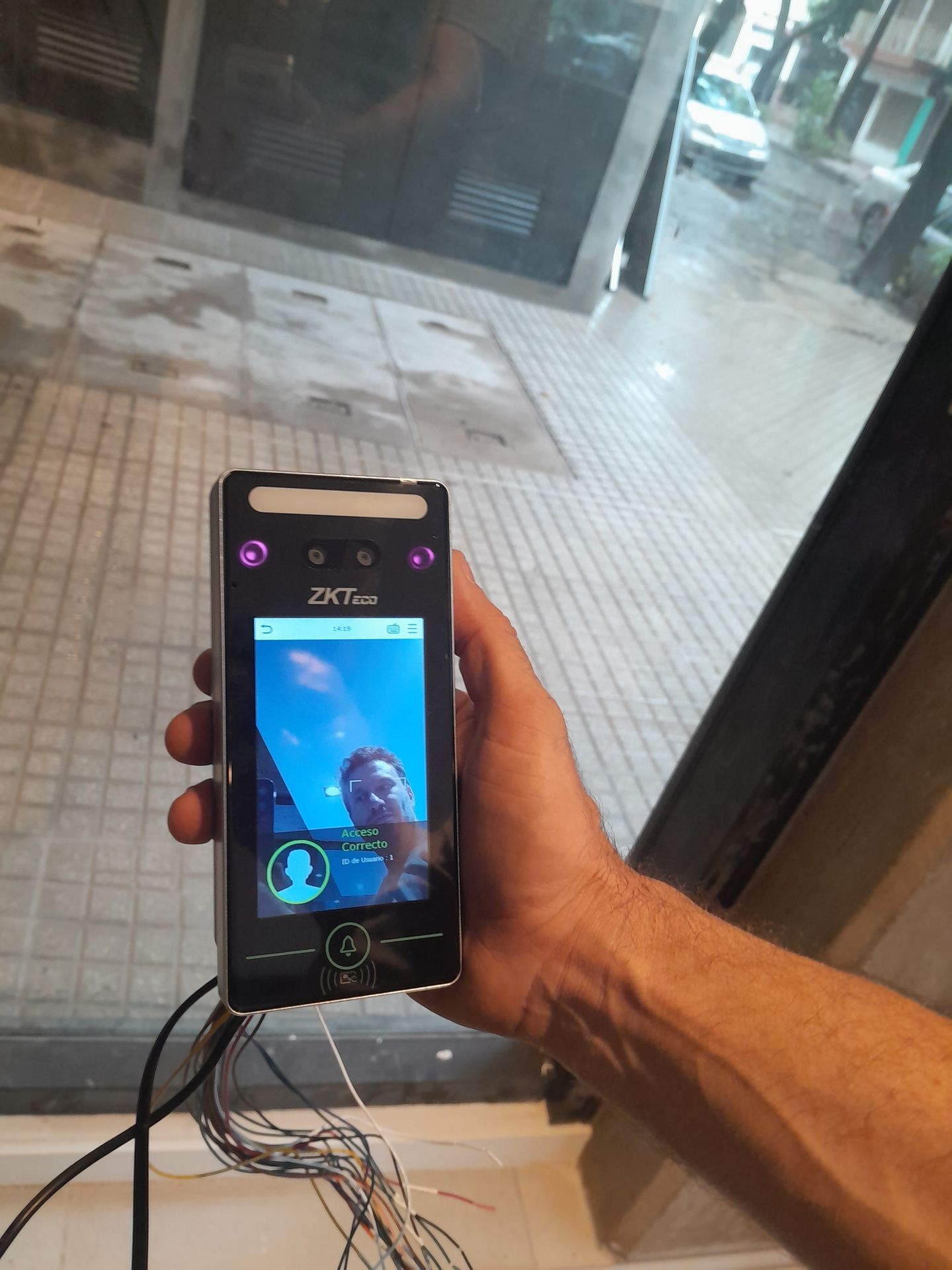 Probando control de acceso.